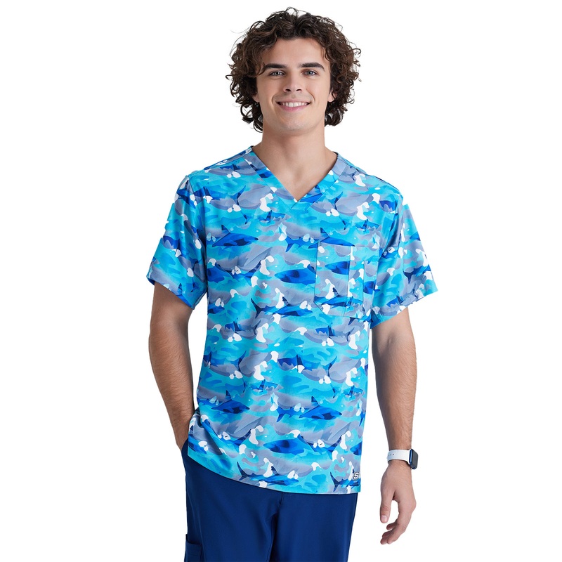 Men's V-Neck Top - SKT175 - Wild Tide