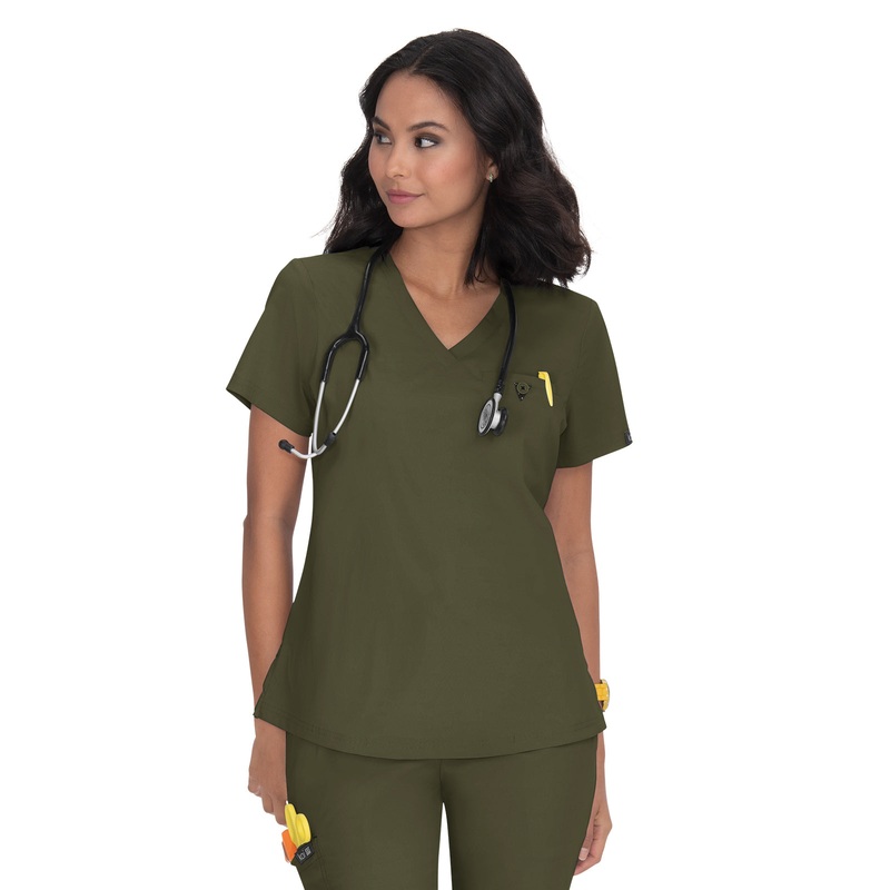 Women's 1-Pocket Tuck-In Kade Top - 1011 - Olive Green