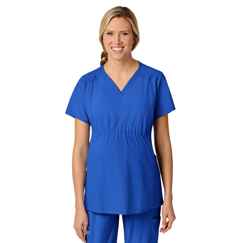 Women's Five-Pocket Maternity Top - 4555 - Royal