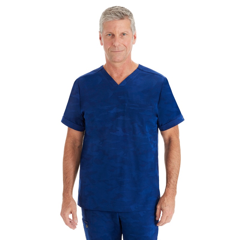 Men's 1-Pocket Jack Camo Top - 2360 - Navy