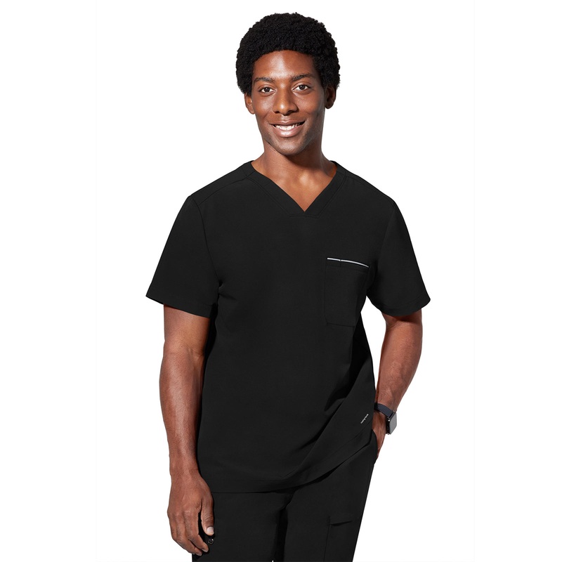 Men's 1-Pocket Spencer Moisture Wicking Top - 2381 - Black