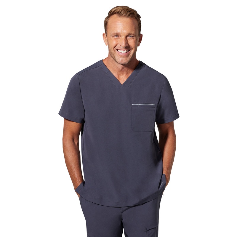 Men's 1-Pocket Spencer Moisture Wicking Top - 2381 - Pewter
