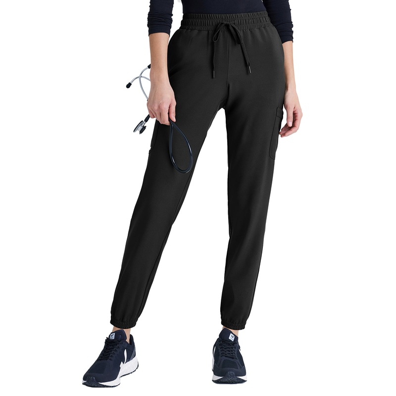 Women's Six-Pocket Terra Jogger Pant - GSSP625 - Black