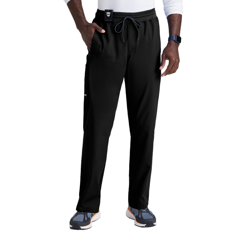 Men's 6 Pocket Straight Pant - GRSP617 - Black