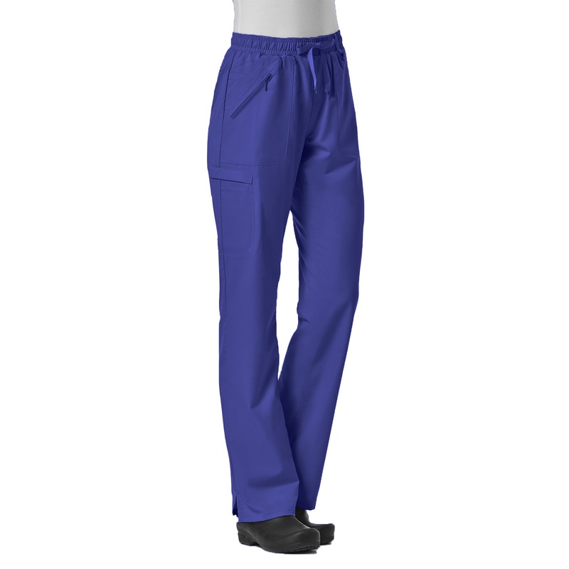 Women's Six-Pocket Full Elastic Pant - 7308 - Galaxy Blue