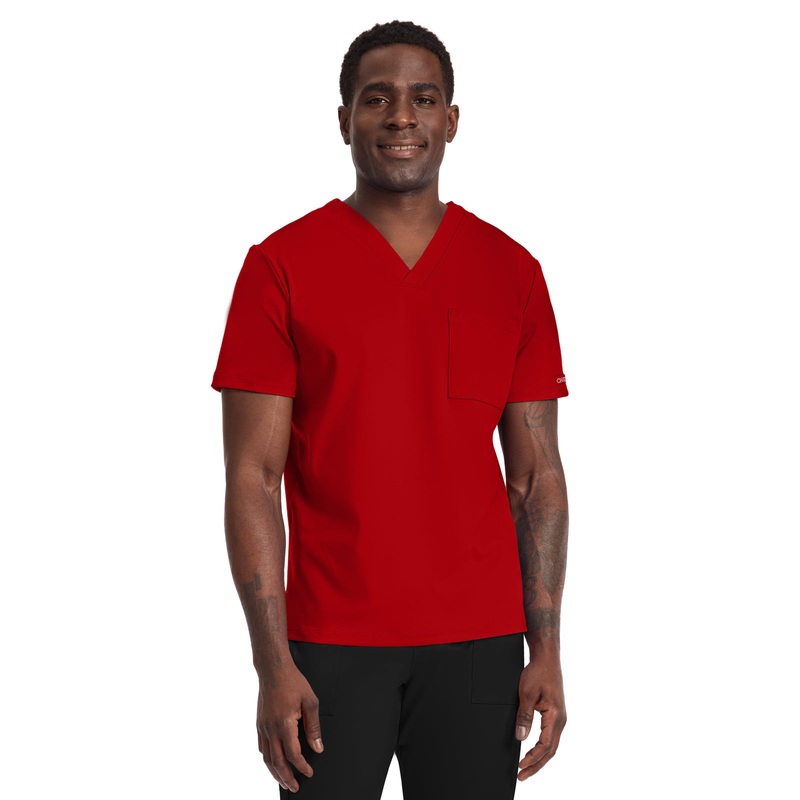 Men's 1-Pocket Tuck-In Top - CK834 - Red