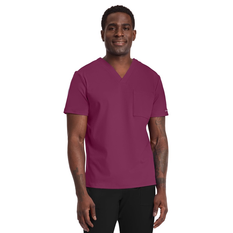 Men's 1-Pocket Tuck-In Top - CK834 - Wine