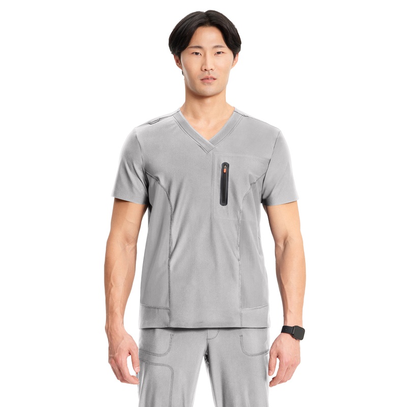 Men's 3-Pocket V-Neck Top - IN823A - Vapor