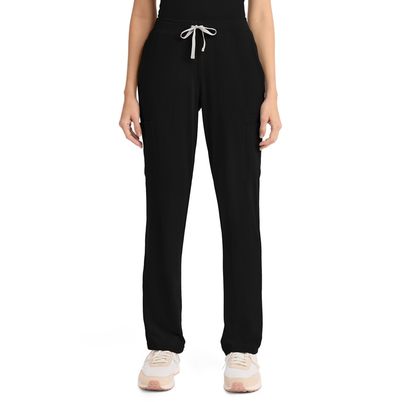 Women's 5-Pocket Straight Leg Pant - CK096 - Black
