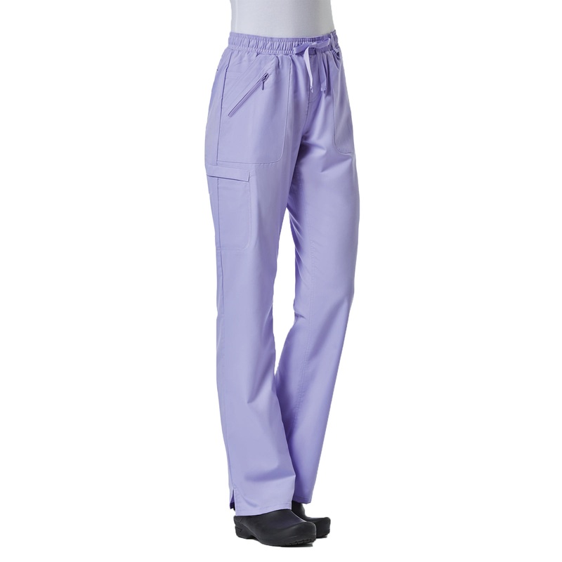 Women's Six-Pocket Full Elastic Pant - 7308 - Lavender