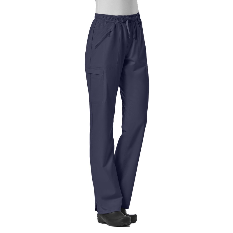 Women's Six-Pocket Full Elastic Pant - 7308 - True Navy