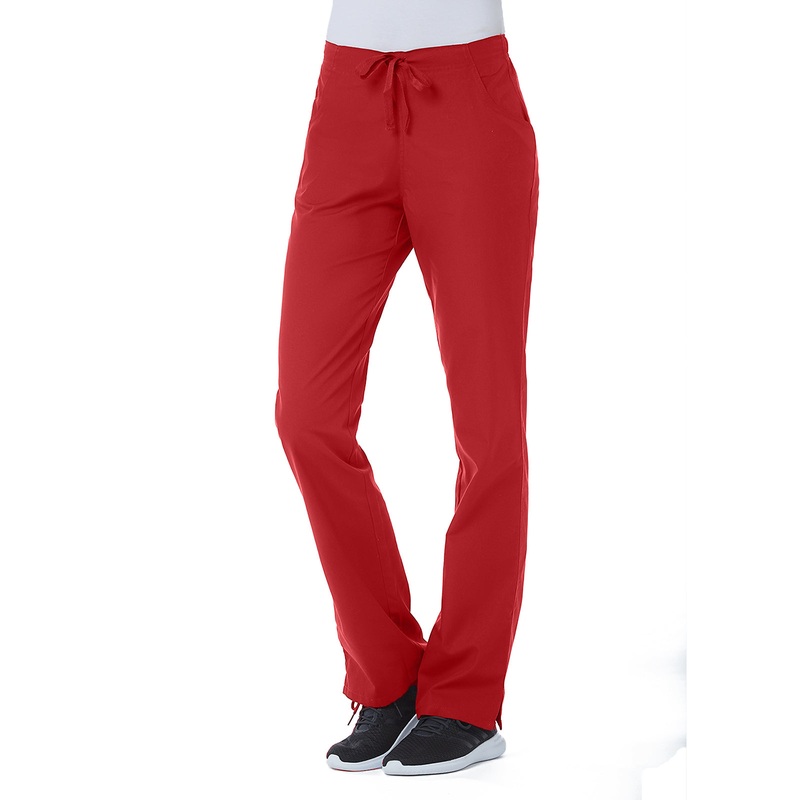 Women's Three-Pocket Exceptionally Soft Pant - 9716 - Red