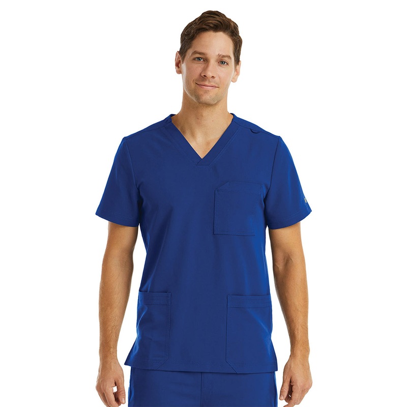 Men's V-Neck Top - 5902 - Royal Blue