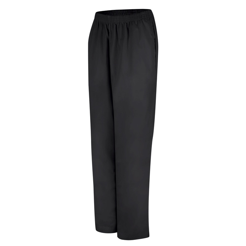 Women's Easy Wear Poplin Slacks - 2P11 - Black