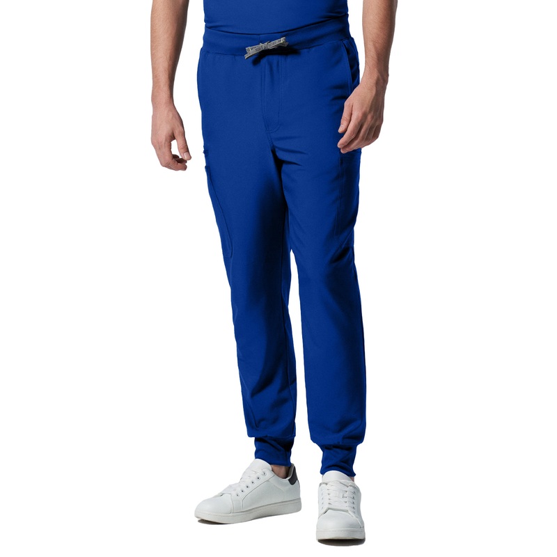 Men's 7-Pocket Mid-Rise Triple-Elastic Waist Jogger Pant - LB409 - Galaxy