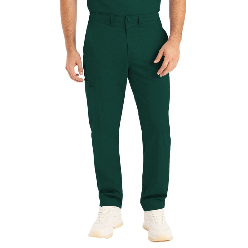 Men's 6-Pocket Zipper Fly Straight Leg Pant - LB408 - Hunter