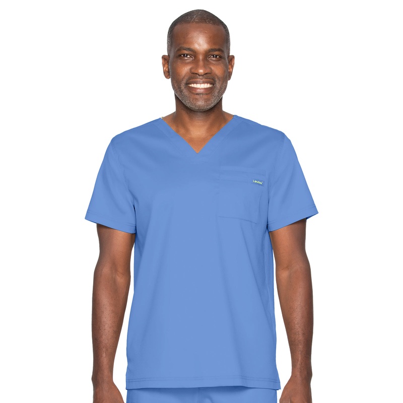 Unisex 2-Pocket Tuckable V-Neck Top - 4259 - Ceil