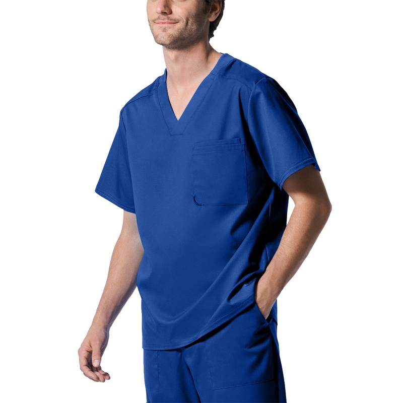 Men's 2-Pocket Tuckable V-Neck Top - LT108 - Galaxy