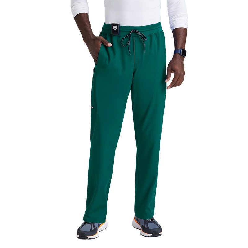 Men's 6 Pocket Straight Pant - GRSP617 - Hunter Green