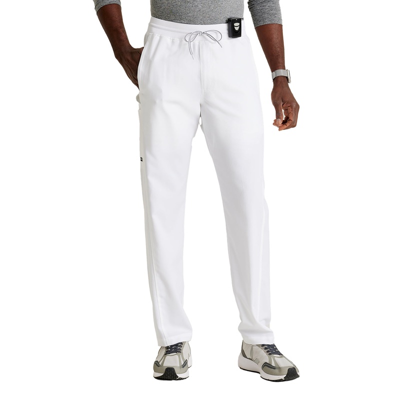 Men's 6 Pocket Straight Pant - GRSP617 - White