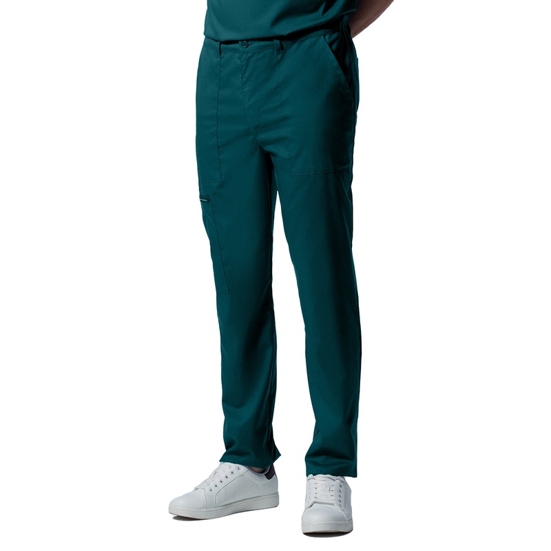 Men's 6-Pocket Zipper Fly Straight Leg Pant - LB408 - Caribbean