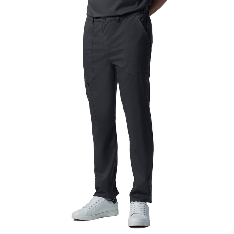 Men's 6-Pocket Zipper Fly Straight Leg Pant - LB408 - Graphite
