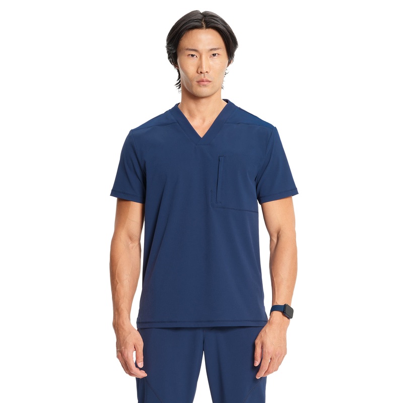 Men's V-Neck Top - IN700A - Navy