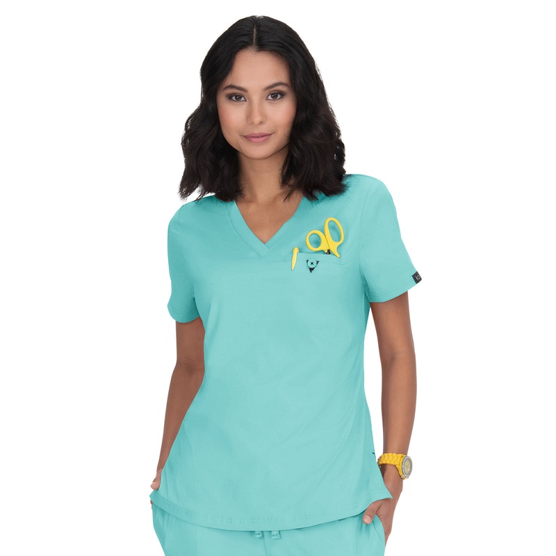Women's 1-Pocket Tuck-In Kade Top - 1011 - Fresh Mint