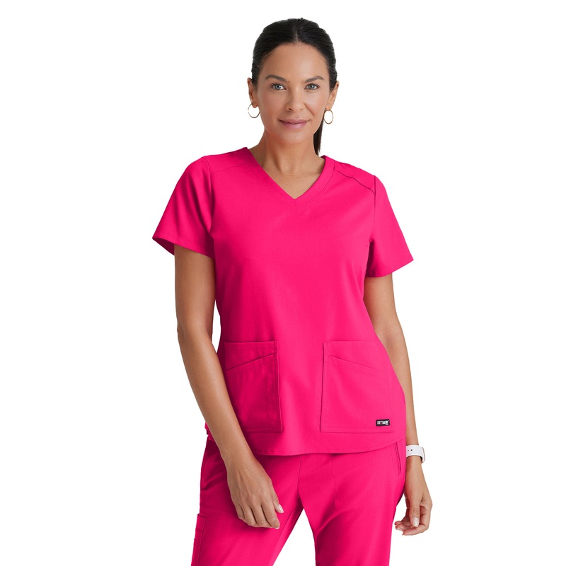 Women's Emma Top - GRST011 - Vibrance Pink