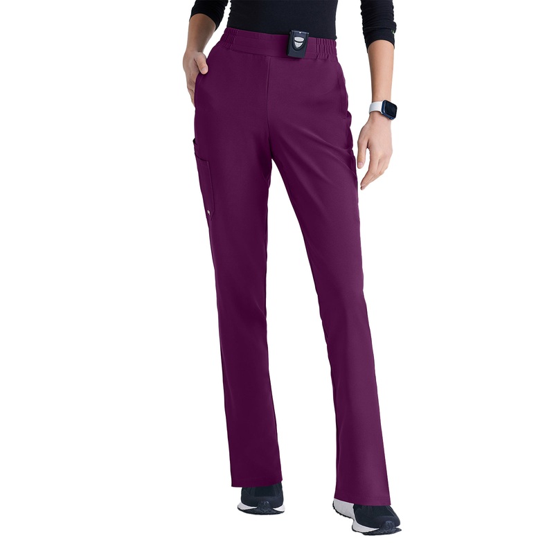Women's Six-Pocket Tapered Leg Cosmo Pant - GSSP627 - Wine