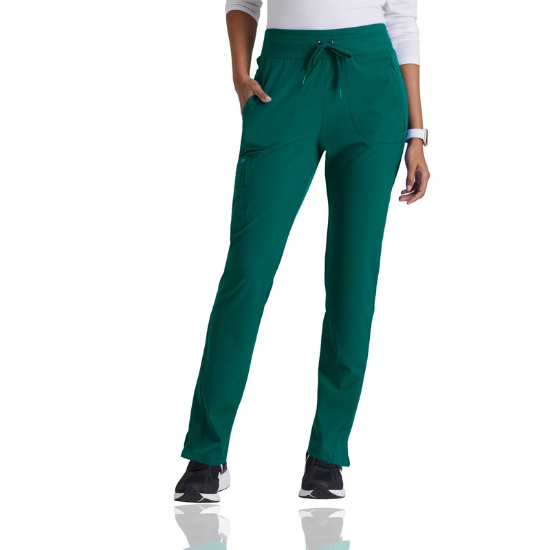 Women's Yoga-Style Uplift Pant - BOP597 - Hunter Green