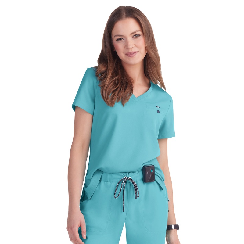 Women's 1-Pocket Tuck-In Ready to Work Top - 1010 - Sea Glass