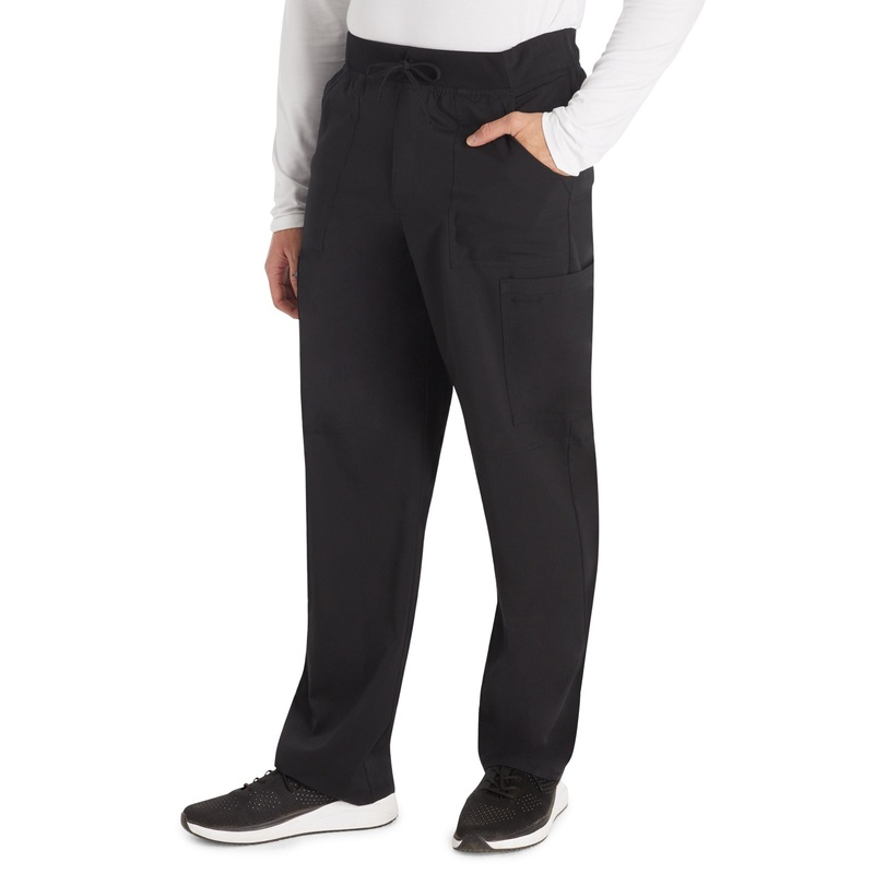 Men's 6-Pocket Straight Leg Pant - DK270 - Black