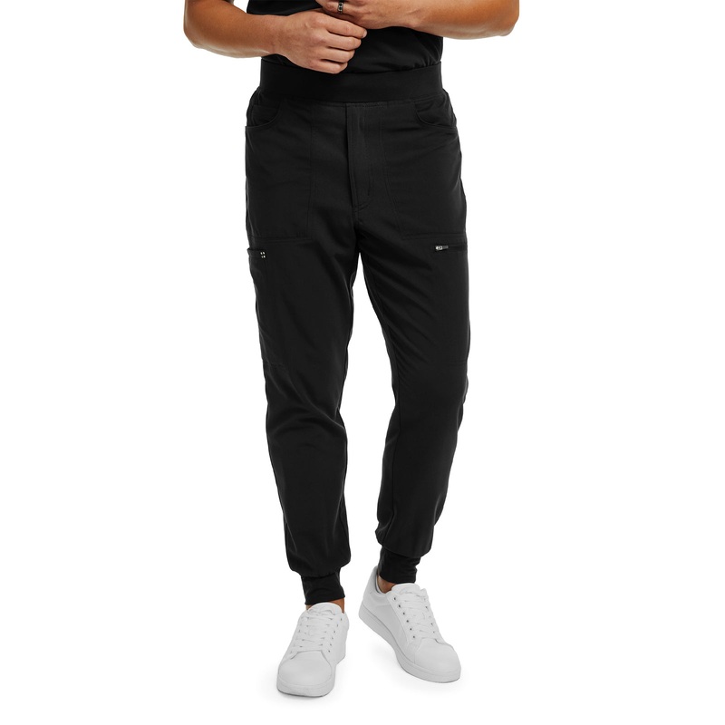 Men's Cargo Jogger Pant - WB417 - Black