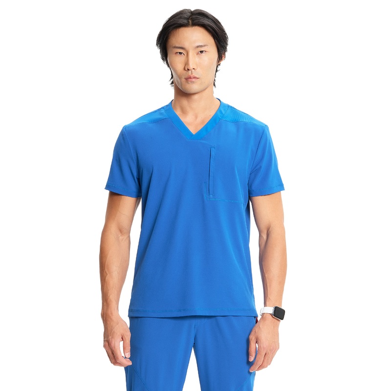 Men's V-Neck Top - IN700A - Royal