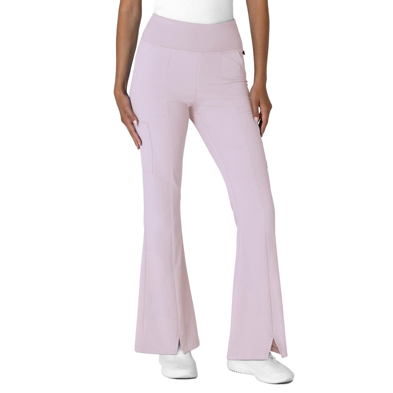 Women's Seven-Pocket Front Slit Flare Pant - 5534 - Pastel Lilac