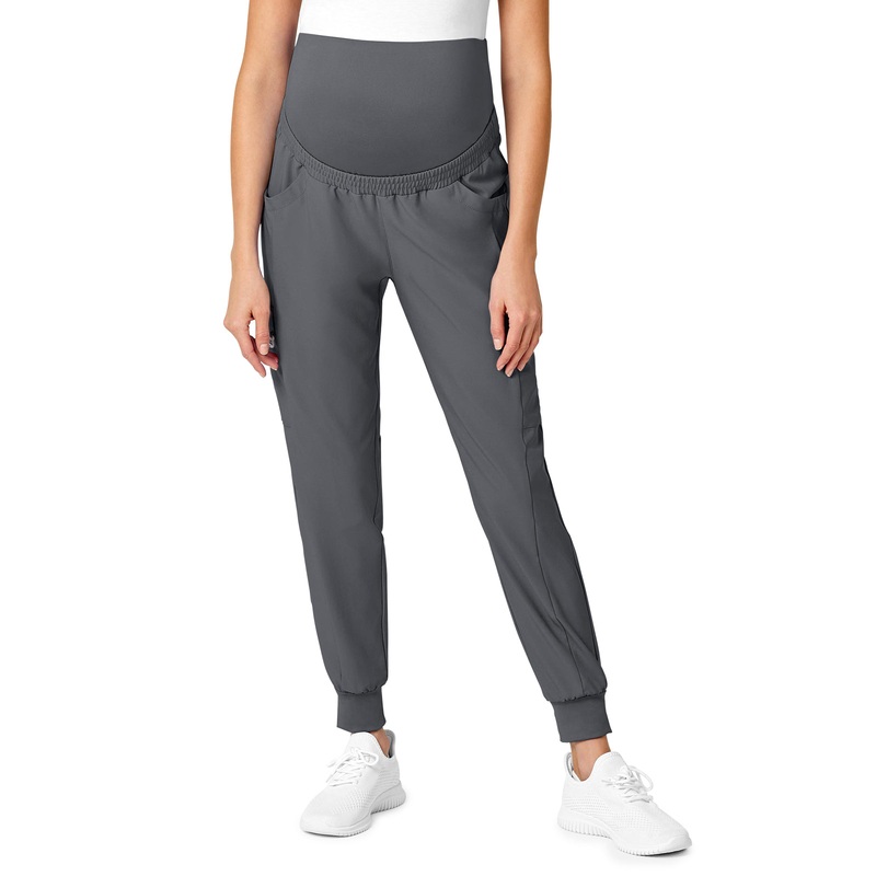 Women's Seven-Pocket Maternity Jogger Pant - 5455 - Pewter