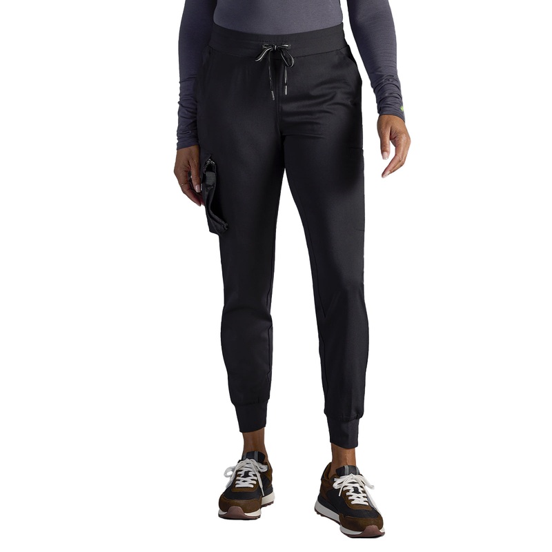 Women's Vanessa Mid Rise Jogger Pant - 005A - DBlack