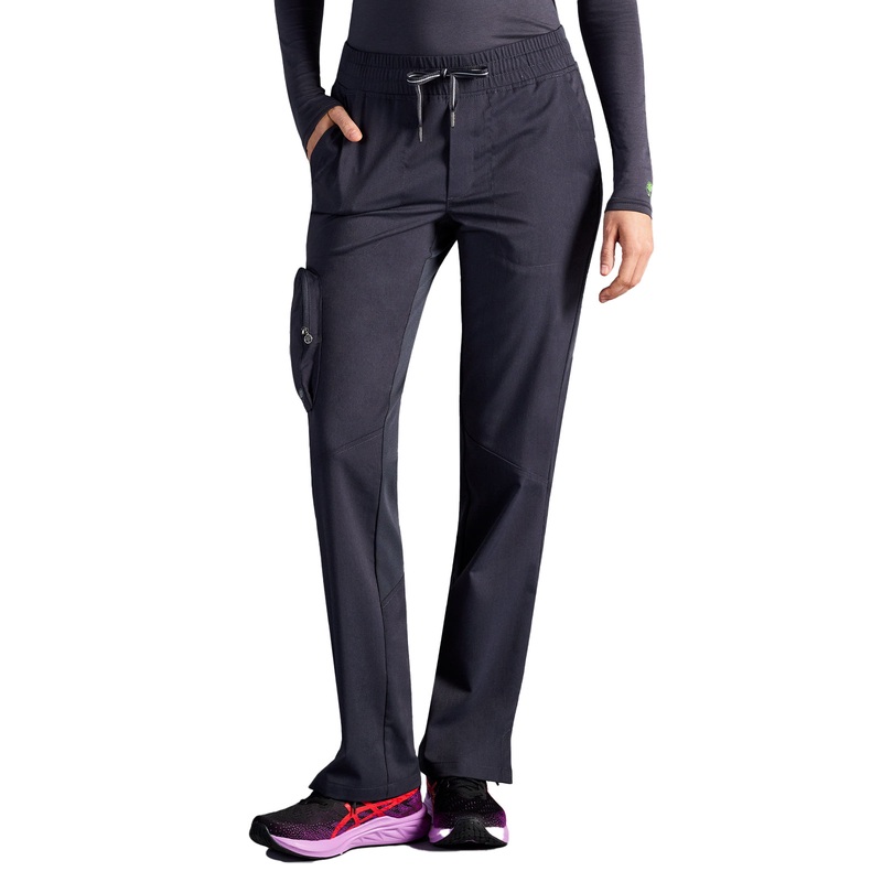 Women's Veronica Drawstring Straight Leg Pant - 004A - DPewter