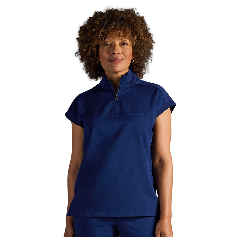 Women's Vienna Quarter-Zip Top - 603A - DNavy