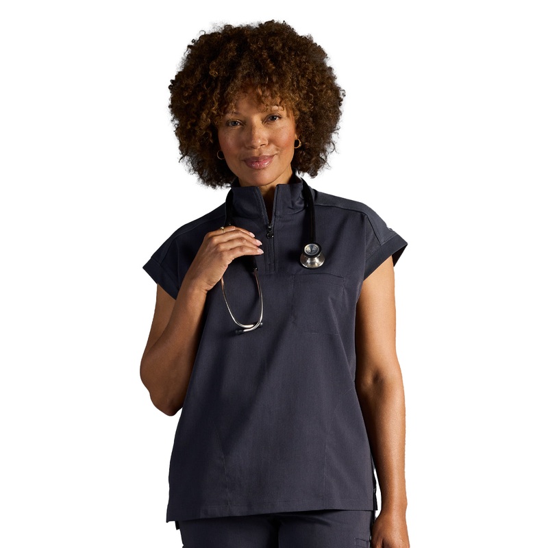 Women's Vienna Quarter-Zip Top - 603A - DPewter