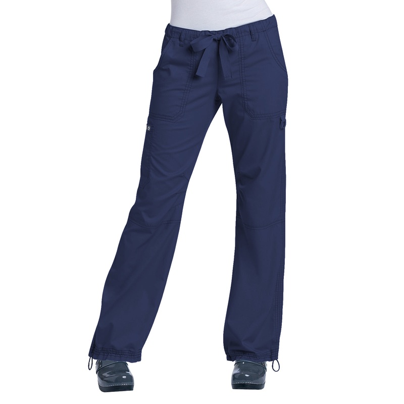 Women's Extra Petite 7-Pocket Adjustable Drawstring Lindsey Cargo Pant - 701XP - Navy