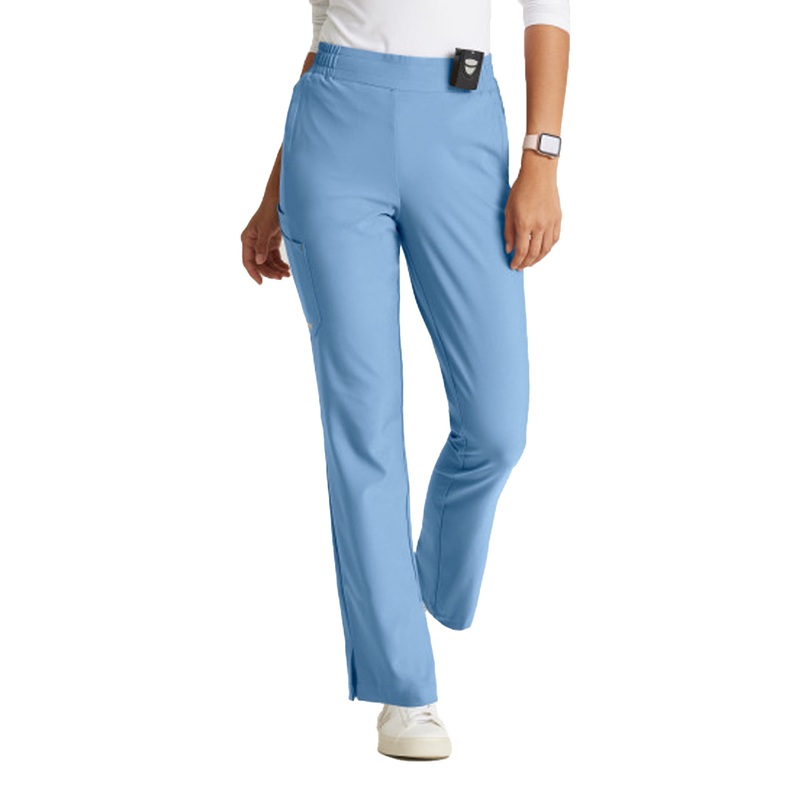 Women's Six-Pocket Tapered Leg Cosmo Pant - GSSP627 - Ciel Blue