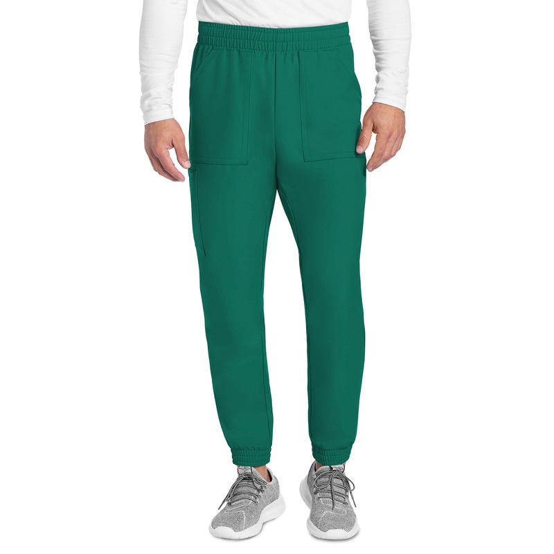 Men's 4-Pocket Mid Rise Jogger Pant - CK278A - Hunter Green