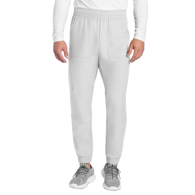 Men's 4-Pocket Mid Rise Jogger Pant - CK278A - White