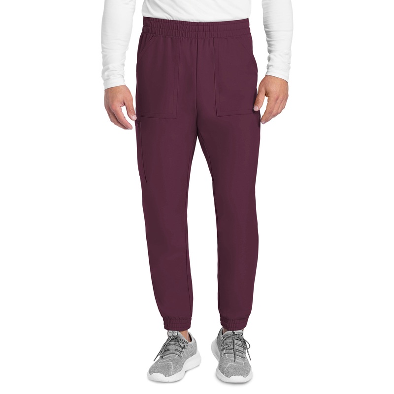 Men's 4-Pocket Mid Rise Jogger Pant - CK278A - Wine