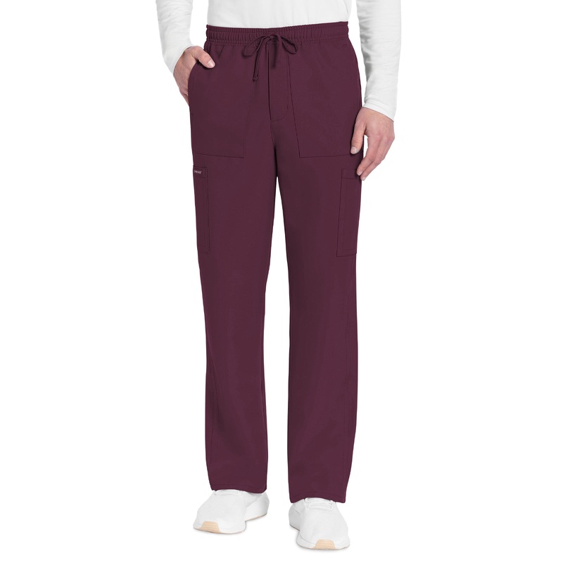 Men's 6-Pocket Straight Leg Pant - CK279A - Wine