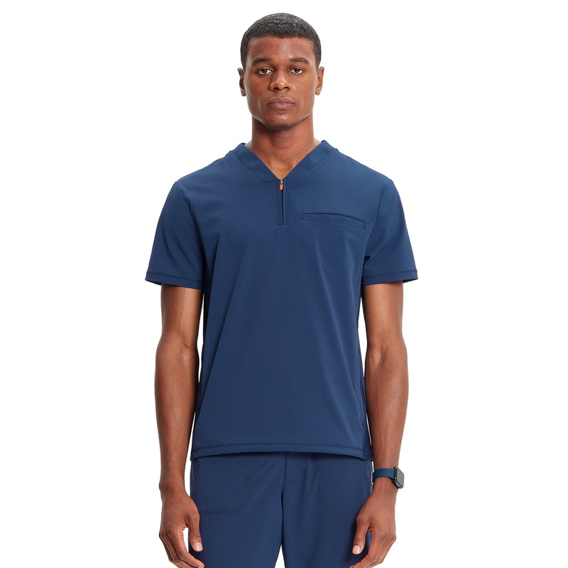 Men's V-Neck Top - IN702A - Navy