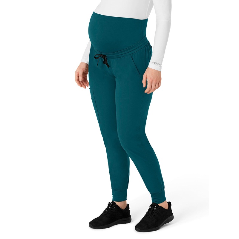 Women's Seven-Pocket Maternity Jogger Pant - C54113 - Caribbean