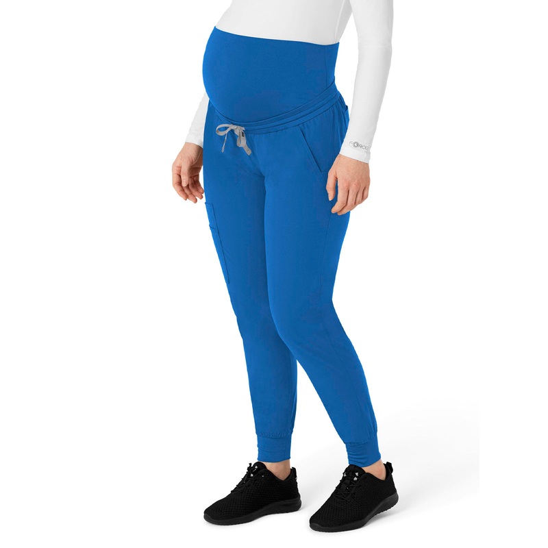 Women's Seven-Pocket Maternity Jogger Pant - C54113 - Royal
